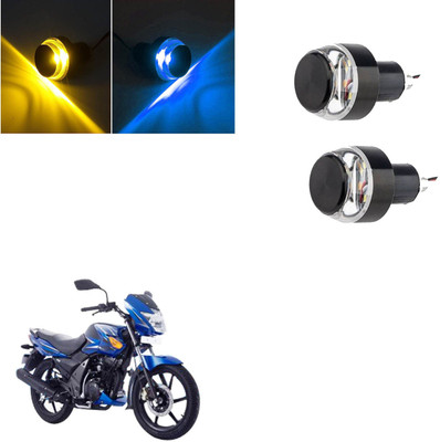 Vagary Front LED Indicator Light for TVS Flame SR125(Blue, Yellow)