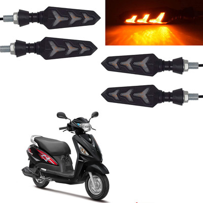 Vagary Rear, Side LED Indicator Light for Suzuki Swish 125(Yellow)
