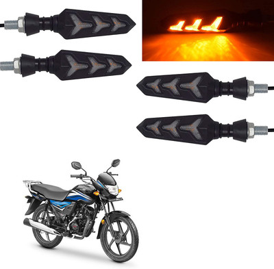 Vagary Rear, Side LED Indicator Light for Honda Dream Neo(Yellow)