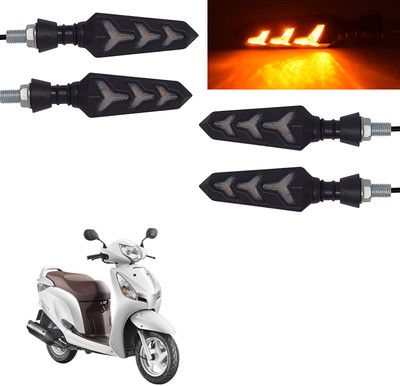 Vagary Rear, Side LED Indicator Light for Honda Aviator(Yellow)