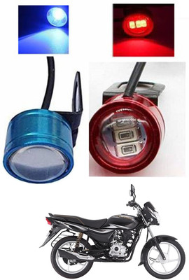 Generox Rear LED Indicator Light for Universal For Bike Platina 100ES(Blue, Red)