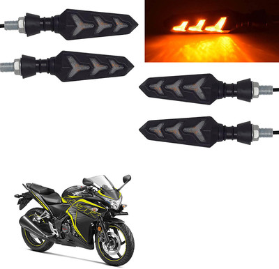 Vagary Rear, Side LED Indicator Light for Honda CBR 250R(Yellow)