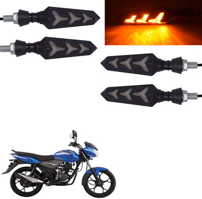 Vagary Rear, Side LED Indicator Light for Bajaj Discover 100 DTS-i(Yellow)