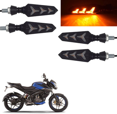 Vagary Rear, Side LED Indicator Light for Bajaj Pulsar 150(Yellow)