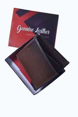 ASA CRAFT Men Formal Brown Artificial Leather Wallet(4 Card Slots)