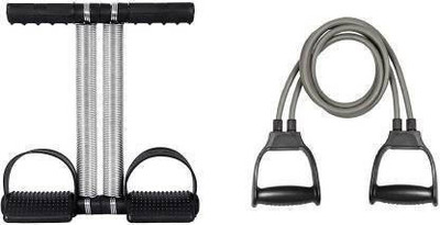 garry GRY13 Combo of Tummy Trimmer, Toning Tube for Stretching Workout at Home Ab Exerciser(Multicolor)
