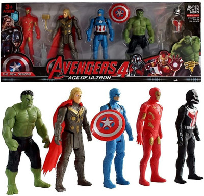 RIGHT SEARCH Super Hero Toy Set-042(Multicolor)
