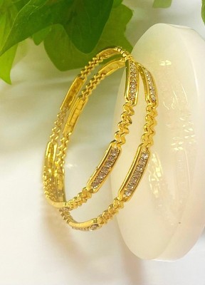 AARTISAI Alloy Gold-plated Bangle Set(Pack of 2)