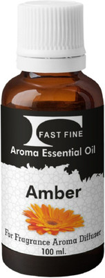 FAST FINE Amber Aroma Diffuser Essential oil Pure 100 ML (Pack of 1)(100 ml)