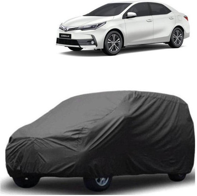 ARNEJA Car Cover For Toyota Corolla Altis (Without Mirror Pockets)(Grey)