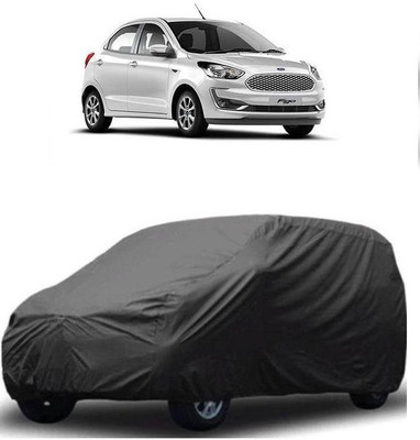 ARNEJA Car Cover For Ford Figo (Without Mirror Pockets)(Grey)