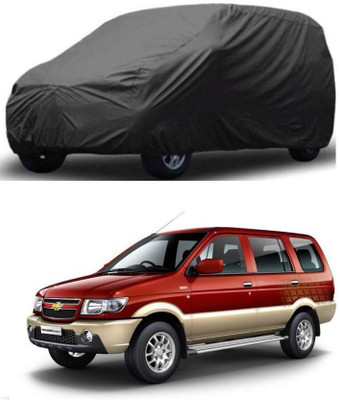 ARNEJA Car Cover For Chevrolet Tavera (Without Mirror Pockets)(Grey)
