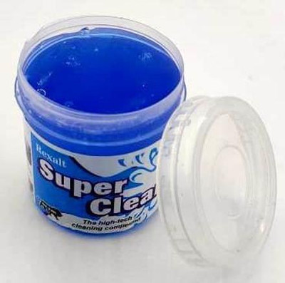 Cleaning Gel (Blue) (160ML Jar) Keyboard PC Dust Cleaning Cleaner Slime Gel Jelly Putty Kit Magical Universal Super Clean Gel for Keyboard, Laptops, Car Accessories, Electronic Product (Pack of 2) #A1