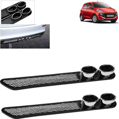 Rhtdm Rear Dual Tip Bumper Lip Diffuser Car Bumper Spoiler Lip Splitter For Santro Car Spoiler