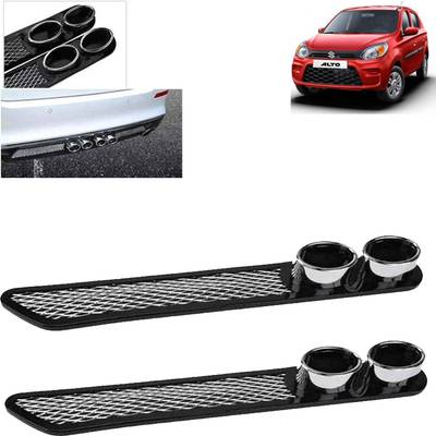 aksmit Rear Dual Tip Bumper Lip Diffuser Car Bumper Spoiler Lip