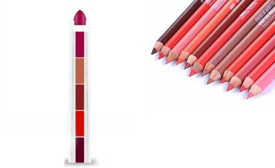 Lele Combo of 12 Supermatte Lipliner with 5in Lipstick E-2(13 Items in the set)