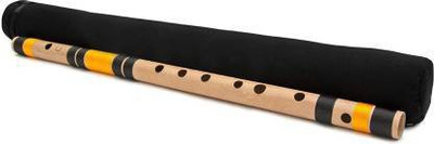 MAGA MART C Sharp Left Hand Flute 19 Inch Bamboo Flute Bamboo Flute With Bag Bamboo Flute(48 cm)