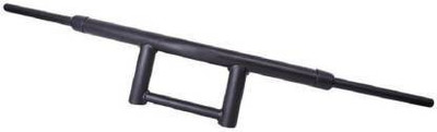 inayat HB03 Bike Handle Bar Curved Pipe Universal Stylish Rod Black Handle Bar(Black)