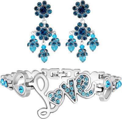 MIKADO Alloy Blue, Silver Jewellery Set(Pack of 1)