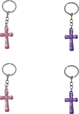 BLESSINGS Set Of 4 Cross C Key Chain