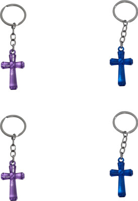 BLESSINGS Set Of 4 Cross G Key Chain