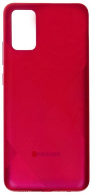 Sandreezz Samsung Galaxy M02s (with Proper Logo) Back Panel(Red)