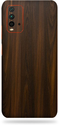AsSkin Redmi 9 Power, mi 9 power Mobile Skin(Ultra Super Mahogany Wood Skin With High Matte Finish.)