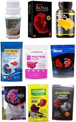 Horizone Best 9 Betta Fish Foods collections sold by RedBeaks 0.18 kg (9x0.02 kg) Dry Young Fish Food