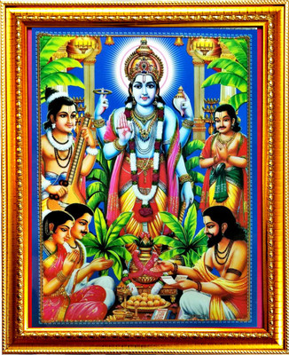 SUNINOW lord satyanaryan Religious Frame