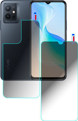 PONDRIK Front and Back Screen Guard for VIVO T1 5G(Pack of 2)