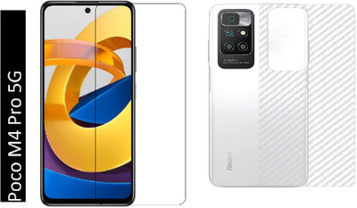 Bodoma Front and Back Screen Guard for Poco M4 Pro, Poco M4 Pro 5G(Pack of 1)