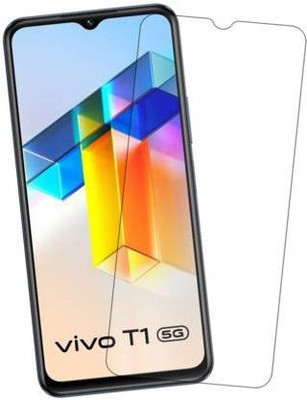 BRENZZ Tempered Glass Guard for vivo T1 5G(Pack of 1)