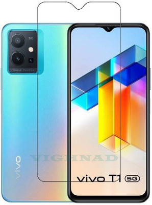 VIGHNAD Tempered Glass Guard for Vivo T1X, Vivo T1X 4G(Pack of 1)