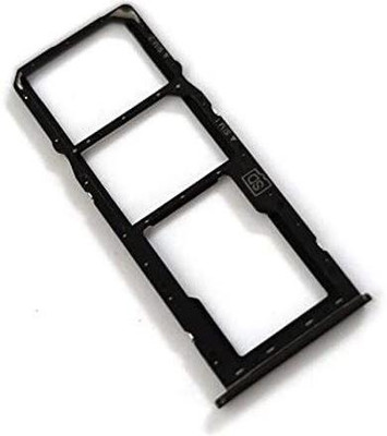Shockware Sim Card Tray(Compatible With Realme C21 Black)