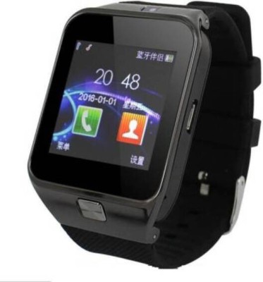 MindsArt DZ09 Notifier Health Smartwatch(Black Strap, Regular)