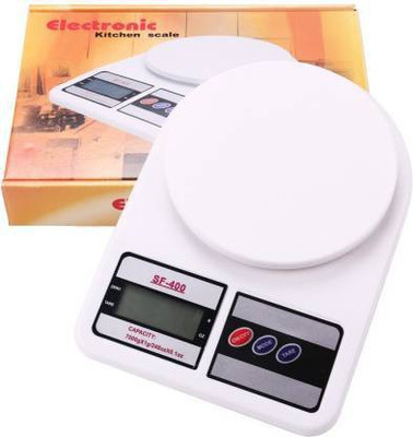 crownlit MJT SF400 Kitchen Digital Weight Scale (WHITE) Weighing Scale(White)