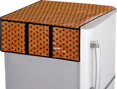 SH NASIMA Refrigerator  Cover(Width: 22 cm, Orange)