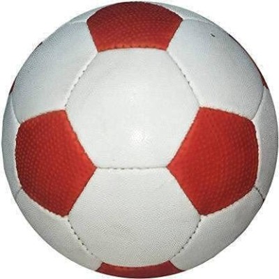 Owlix FOOTBALL SIZE 3 RUBBER DOTTED Football - Size: 3(Pack of 1, Red, White)