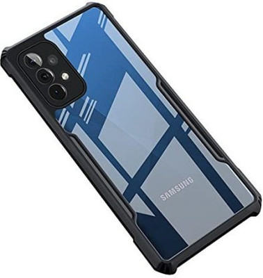 kursa hub Back Cover for Samsung Galaxy M32 5G(Black, Transparent, Shock Proof, Pack of: 1)