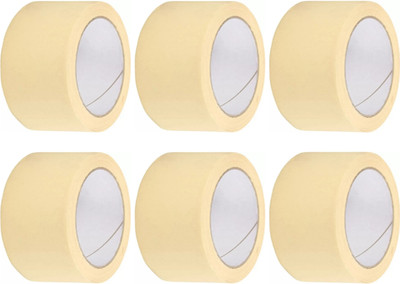R K SALES Masking Tape Handheld Self Adhesive (Manual)(Set of 6, Off White)