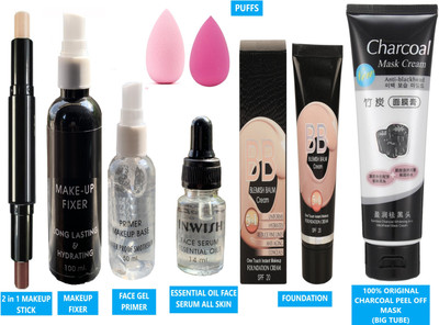 INWISH BEST EVER FACE MAKEUP ESSENTIAL COMBO FOR GIRLS & WOMEN SET OF 8 ABT-06(8 Items in the set)