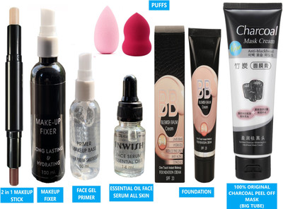 INWISH BEST EVER FACE MAKEUP ESSENTIAL COMBO FOR GIRLS & WOMEN SET OF 8 ABT-09(8 Items in the set)