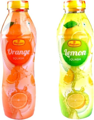 Haldiram's Orange Squash and Lemon Squash (Combo Pack)(2 x 700 ml)