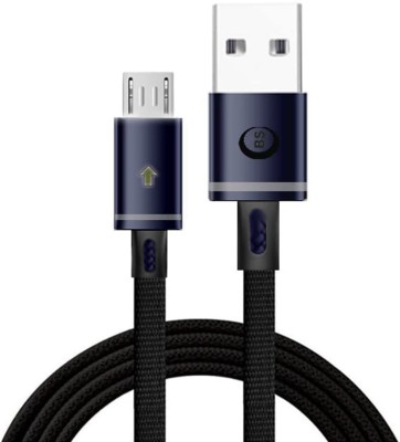 bs power Micro USB Cable 1.5 m EZ571-V8-Black(Compatible with Mobile, Black, One Cable)