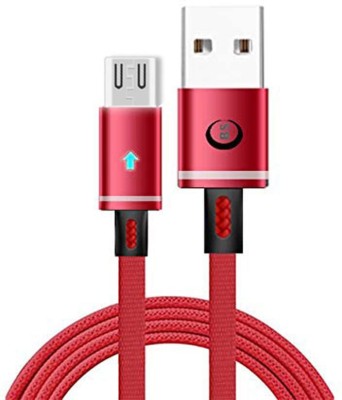 bs power Micro USB Cable 1.5 m EZ571-V8-Red(Compatible with MOBILE, LAPTOP, TABLET, Red, One Cable)