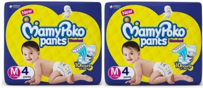 MamyPoko Standard Baby Diapers 4x2 - M(8 Pieces)