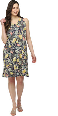 miniPRICE Women A-line Multicolor Knee Length Dress