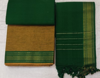 SHREE MAHAVEER HANDLOOMS Cotton Blend Printed Salwar Suit Material