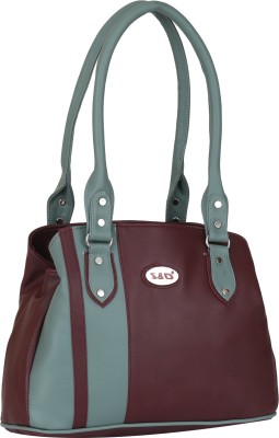 semiize Women Maroon Shoulder Bag