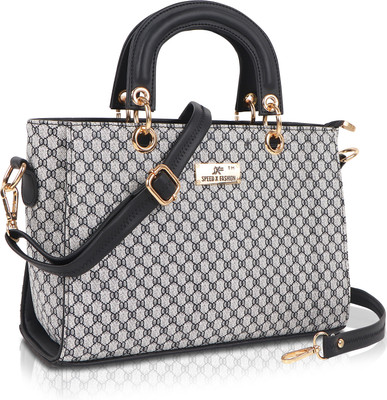 SXF SPEED X FASHION Women Black Hand-held Bag
